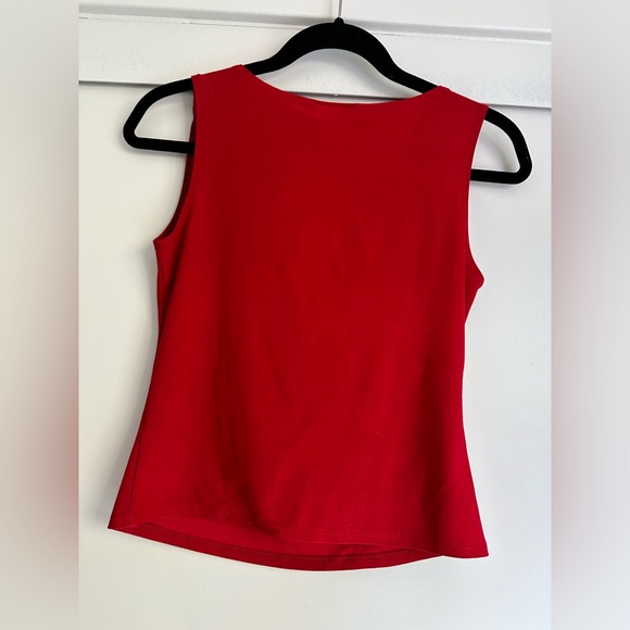 Vintage Y2K Vanity Red Tank Size Large - Picture 3 of 4